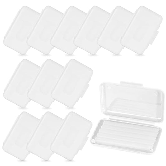 OBTANIM 12 Pack White Braces Wax Dental Care Orthodontic Wax for Braces Wearer