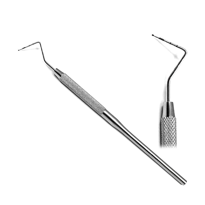 MEDSPO Professional Dental Probes | William Who | Explorer Root Canal Spreader Scaler | Mouth Mirror Tartar Remover | Dental Instruments (Who Probe)