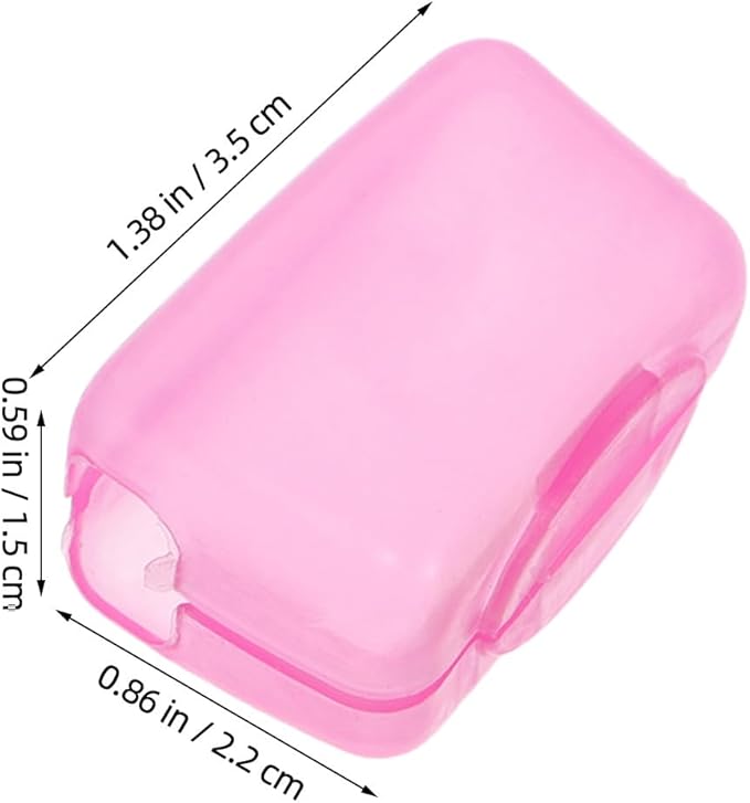 SOIMISS 50pcs Toothbrush Cover: Portable Holder Container - Toothbrush Case - Universal Cap For Protection
