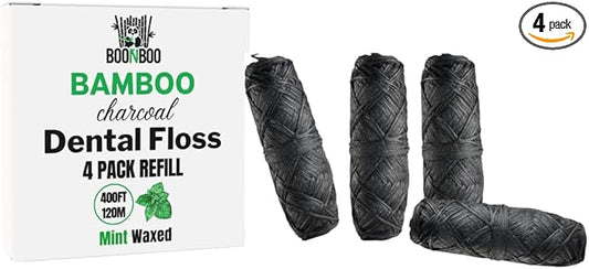 BOONBOO Dental Floss Refill, 4 Pieces, Mint