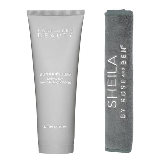 Rose and Ben Beauty Everyday Brush Cleanser and Cleansing Palm Pad