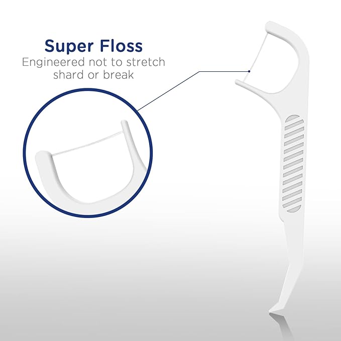Orthodontic Flossers for Braces - Ortho Dental Floss Picks, 100 Count (Pack of 3), with a Travel Case