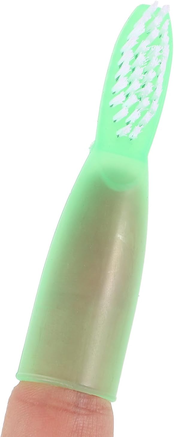 Abaodam 10pcs Soft Bristled Mini Toothbrushes with Short Handle for Detention Use, Portable Oral Cleaning Brushes, Anti-self- Design in Light Green for Personal Hygiene