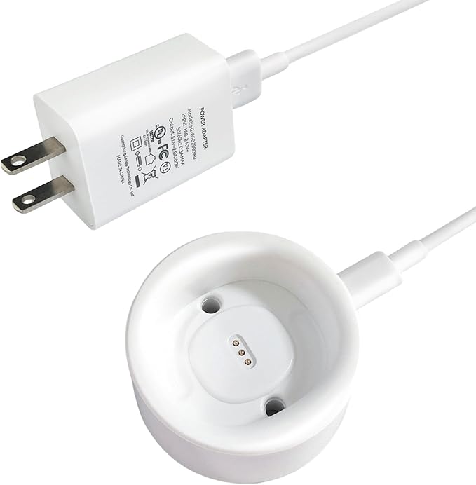 Charger Base for Laifen Toothbrushes,Electric Toothbrush Charger Dock and Stand Suitable for LFTB01-S/LFTB01-P/LFTB01-A,Including USB C Cable and Adapter. (White)