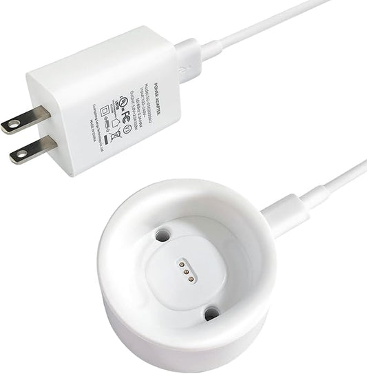 Charger Base for Laifen Toothbrushes,Electric Toothbrush Charger Dock and Stand Suitable for LFTB01-S/LFTB01-P/LFTB01-A,Including USB C Cable and Adapter. (White)