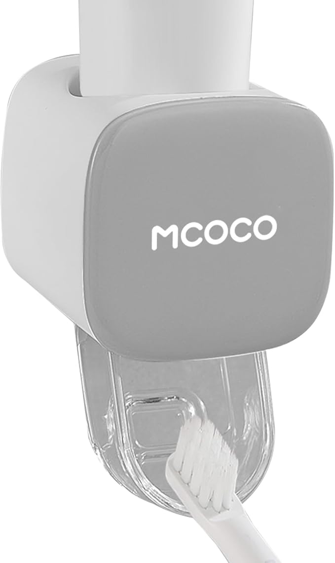 Toothpaste Squeezer Minimalist Toothpaste Squeezer Wall Mounted for Bathroom 1 Pcs Grey