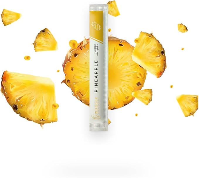 Wonder Toothpicks with Flavor - 100x Flavored toothpicks Individually Packed in 8 Refreshing Varieties - Gentle Oral Hygiene - Fresh Breath - Individually Packed Toothpicks with Flavor