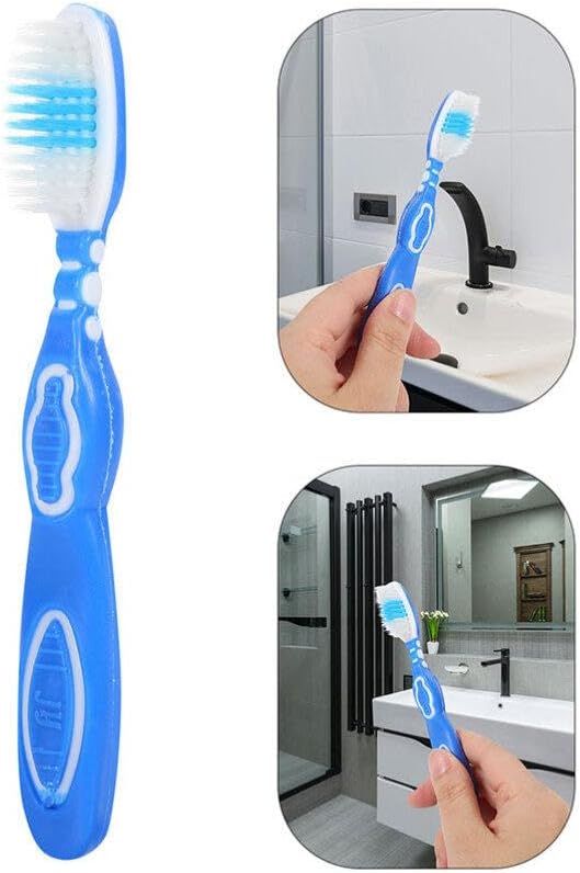 Beaupretty 6Pcs Mini Travel Toothbrush Set Short Handle Soft Bristles Portable Toothbrush for Oral Care on The Go