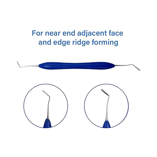 Dental Composite Resin Filling Spatula, YOUYA DENTAL 1PC Resin Filled Restorative Instrument Filler Silicone Handle Spatula Aesthetic Restoration Resin Filler Dentist Tools Dentistry Tools Non-Slip