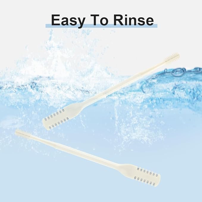 Nasal Hair Cutter, 2026 Upgraded Double Sided Portable Nose Hair Trimmer for Women Men, Travel Essentials Washable Nose Hair Remover Grooming Tool (Beige, 6 Pcs)