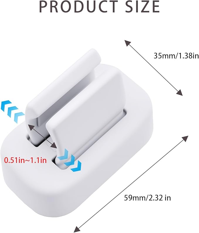 Wall Mounted Toothbrush Holder–Self-Adhesive Electric Toothbrush Organizer for Bathroom, No Drilling, Space-Saving, Multi-Function for Dorms & Kitchens (4)