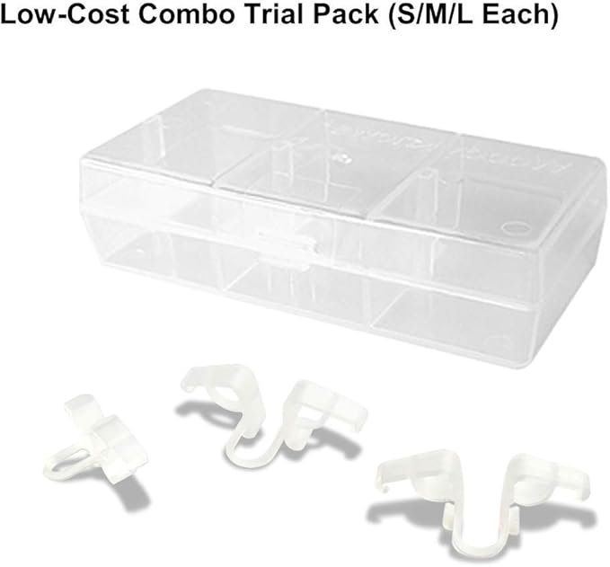 WoodyKnows Ultra-Thin Nasal Dilator, Improves Sleep and Sports Airflow, alleviates Nasal Congestion and Nose-Related snoring, deviated Septum aid (M 3 Pack)