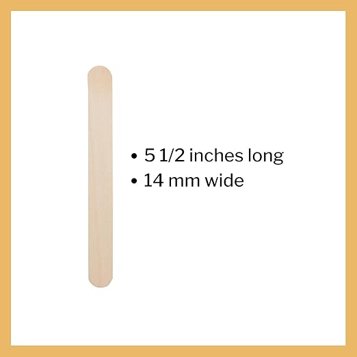 McKesson Tongue Depressors Adult Size, Non-Sterile, Wood, Unflavored, Splinter-Free (5000, 5.5")