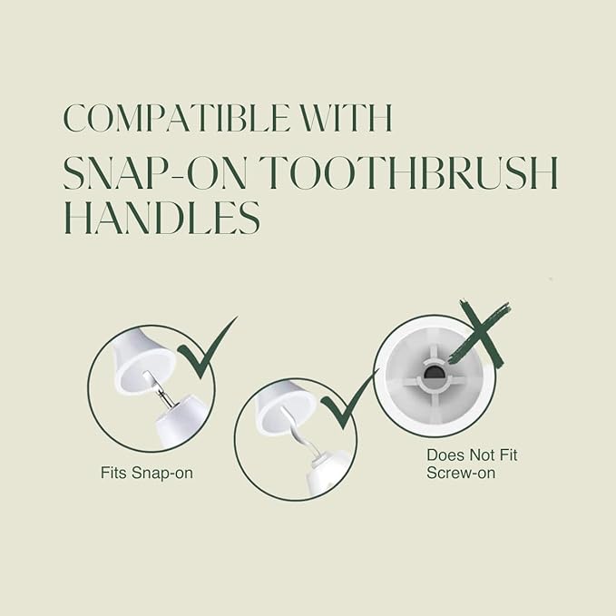 PLUS ULTRA Eco-Friendly Oral-B Compatible Electric Toothbrush Replacement Heads - 2 Heads Per Pack - Soft Toothbrush for Sensitive Teeth