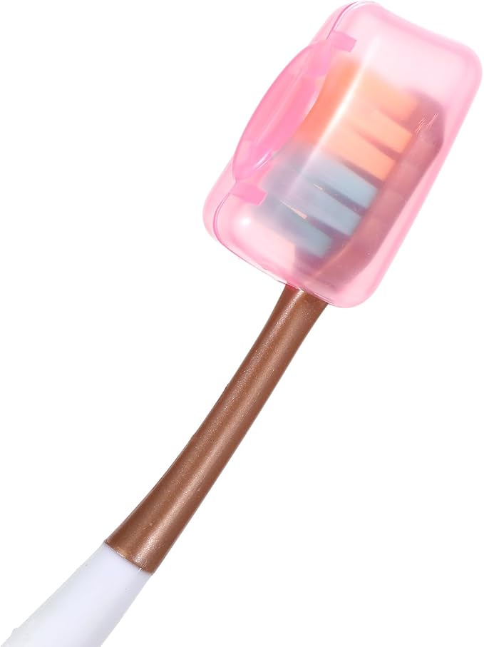 100PCS Travel Toothbrush Head Covers, Portable Toothbrush Pod Caps Case Protector for Home and Outdoor