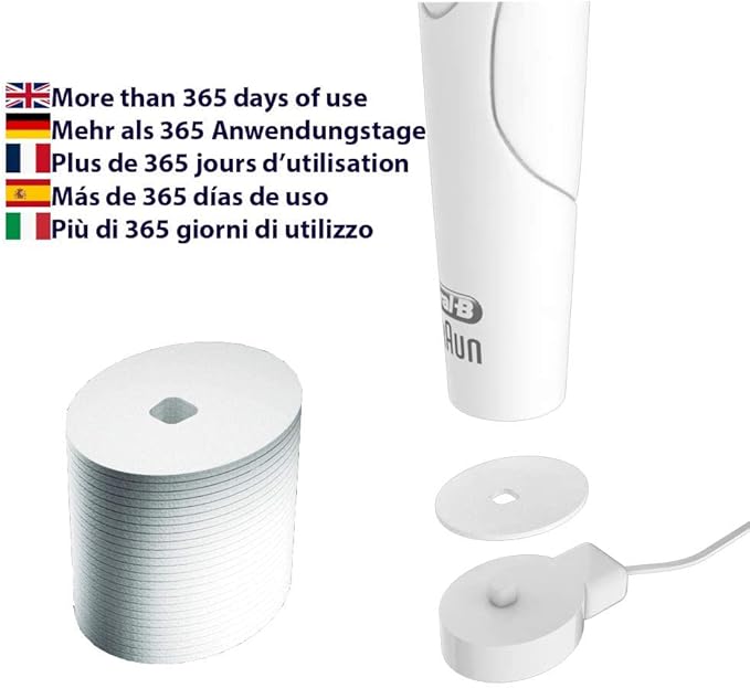 Clean Pads for Oral B Electric Toothbrush Charging Station (32 Pads for More Than 365 Days of use)