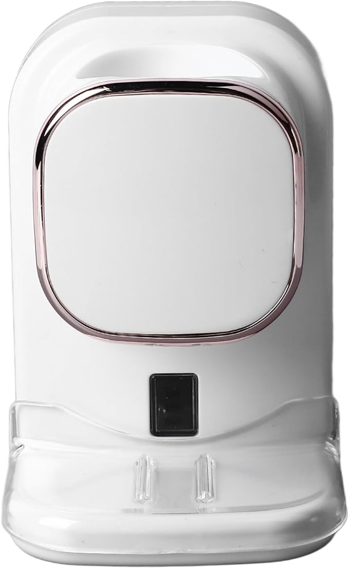 Toothpaste Dispenser, USB Powered Wall Mount Adjustable Automatic Toothpaste Dispenser Electric Toothpaste Dispenser with Responsive Sensor for Bathroom (White)