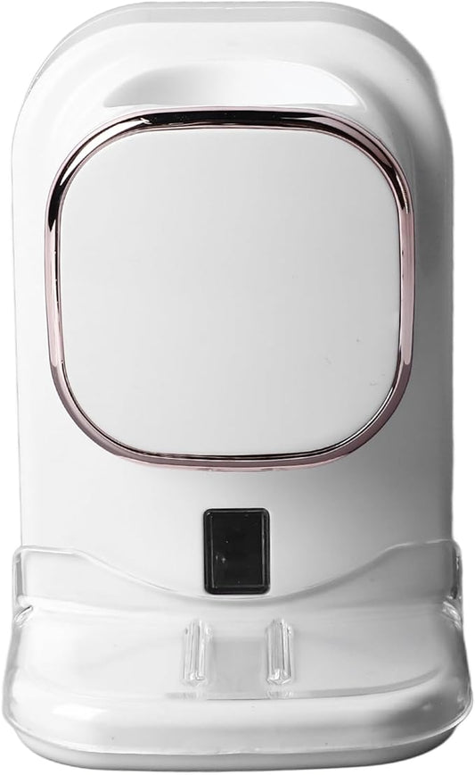 Toothpaste Dispenser, USB Powered Wall Mount Adjustable Automatic Toothpaste Dispenser Electric Toothpaste Dispenser with Responsive Sensor for Bathroom (White)