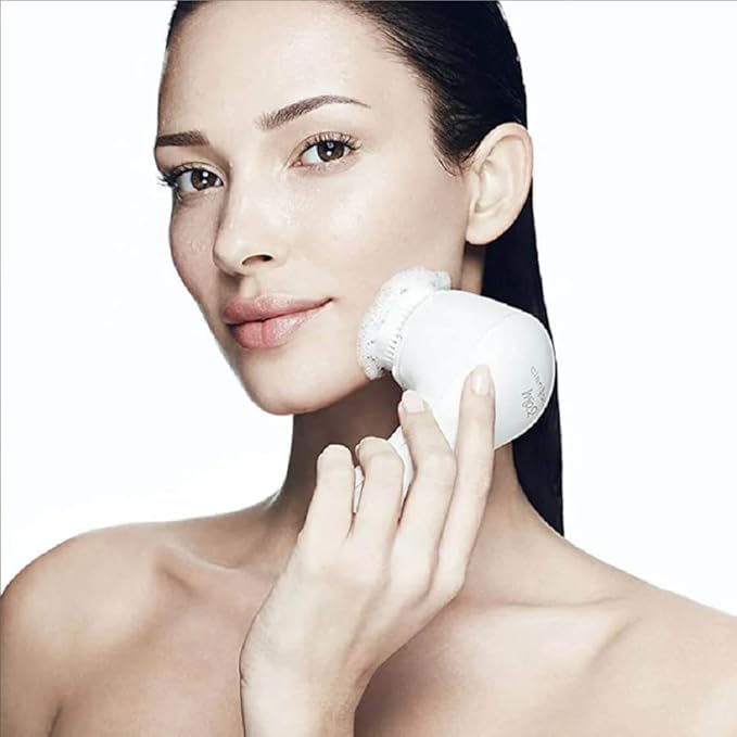 Sensitive Facial Cleansing Brush Head Replacement | Compatible with Clarisonic Mia 1, Mia 2, Mia Fit, Alpha Fit, Smart Profile Uplift, 4 Pack