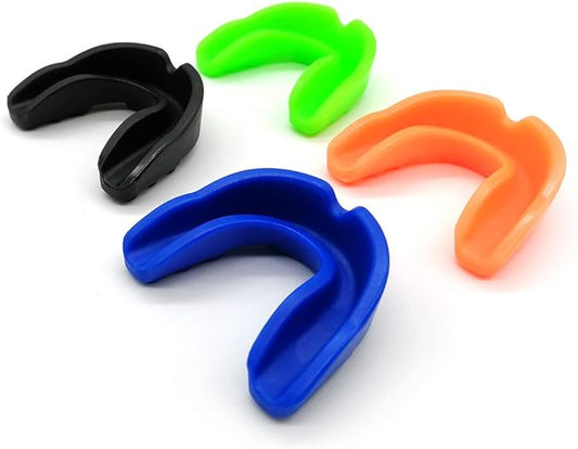 Zooshine Set of 4 Youth Sports Mouth Guard for Kids(Age 7-14),Mouth Guards for Taekwondo Boxing Football Hockey Karate Rugby,Mouth Guard with Case