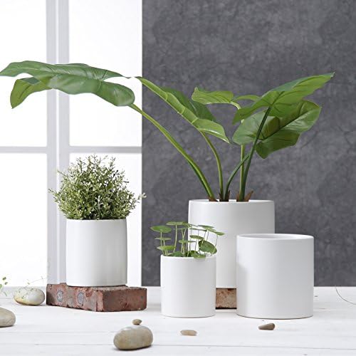Toothbrush Holder for Men,White Ceramic Toothbrush Cup Storage on Bathroom Countertop,Sturdy and Durable,Never Fade(H 3.93'' *W 3.54''