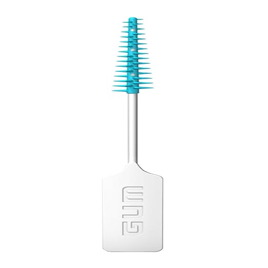 GUM Soft-Picks Wide Space, Easy to Use Dental Picks for Teeth Cleaning and Gum Health, with Convenient Carry Case, Dentist Recommended Dental Picks, 100 Count (Pack of 3)