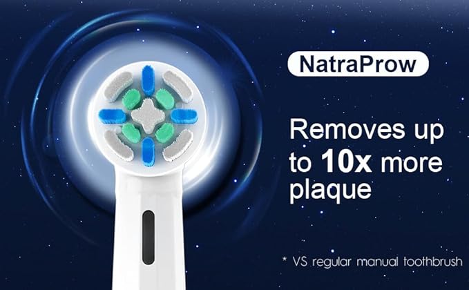 6 Pcs IO Replacement Heads Compatible with Oral B IO 2/3/4/5/6/7/8/9/10/Deep Clean Electric Toothbrush, Medium Bristles Brush Heads Compatible with Oral B IO for Effective Plaque Removal (Black/White)