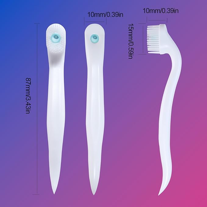 EchoRid Mini Disposable Toothbrush, Pre-Pasted Toothbrushes with Toothpaste and Toothpick for Travel - Fluoride Free, No Rinsing Needed, Mint Flavor, Fresh Breath Anywhere Anytime - 16 Ct