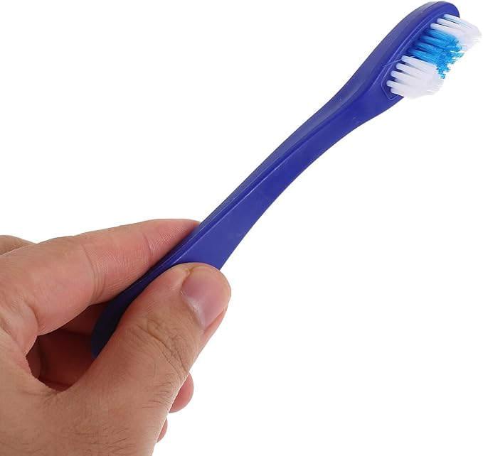 Outanaya 10Pcs Mini Size Disposable Prison Toothbrushes Short Handle 13.5Cm Finger Cuff Oral Cleaning Tools for Hospitals, Detention Centers, and Travel