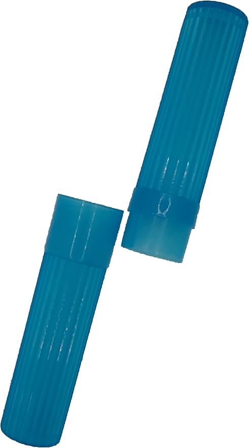 Toothbrush Holder (Blue) - Made in The USA. W/Ventilation Holes.