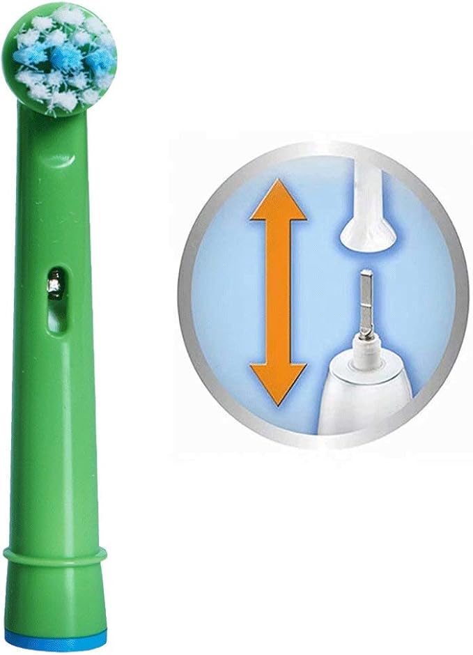 Kids Toothbrush Replacement Heads for Oral-B, Extra-Soft Bristles, Fits for Oral-B Braun Electric and Battery Brushes, Except Vitality Sonic, CrossActino Power, Sonic Complete, Pulsonics, EB-10A