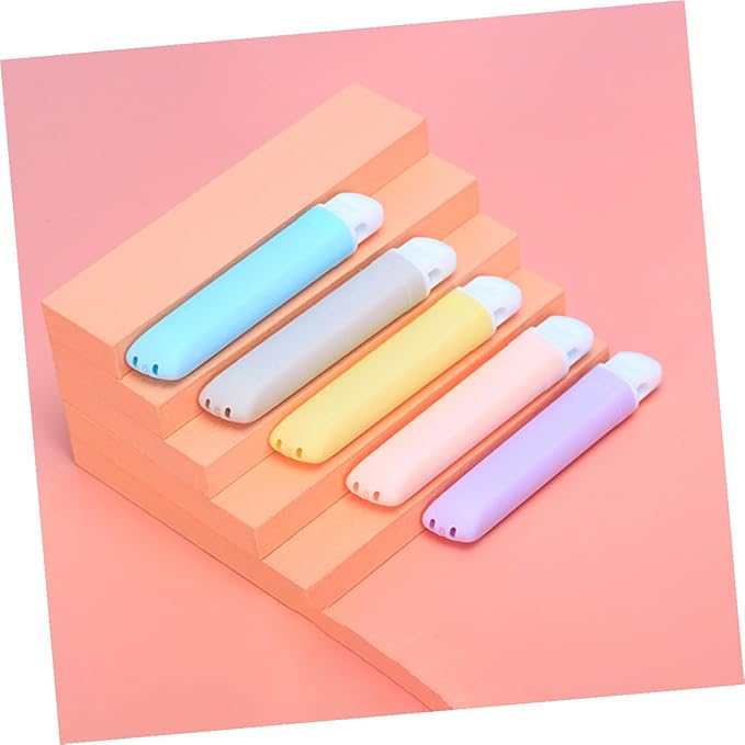 SMASOLO 5Pcs Foldable Soft Bristle Toothbrushes Portable Compact Travel Toothbrush for Adults Household Use Gentle Gum Care Material Random Color