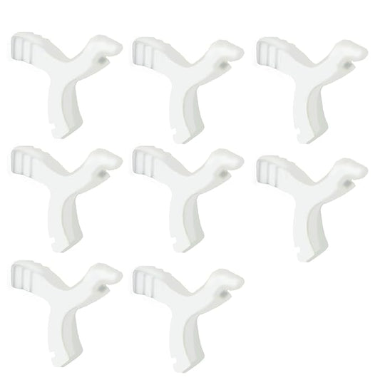 Aligner Chew,8PCS Y-Shaped Chew for Invialign Aligner,Hardness 45°Silicone Orthodontic Munchies Chompers Aligner Trays Seaters(8PCS Unflavored)