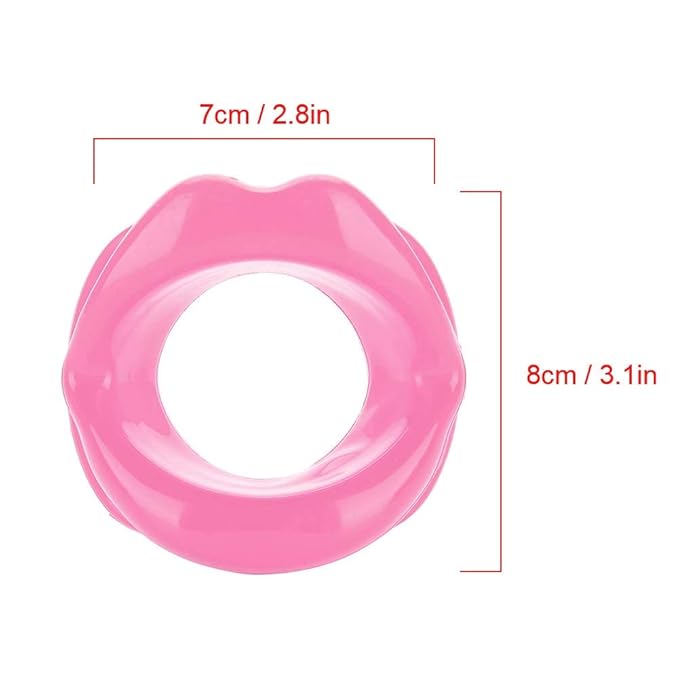 Lips Trainer, Face Slim Exerciser Face Lifting Lip Exerciser Mouth Muscle Tightener Tightening, Silicone Oral Exerciser Face Tool Lips Massage Tightener Face Slimmer(#2)