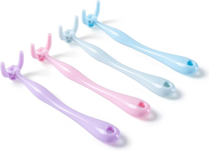 Design Colorful Floss Holder Reusable Dental Floss Handle 3 Counts for Adults and Kids NO-Waste Floss Picksfloas Holder Flosser