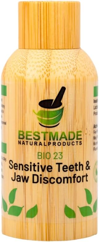 Bestmade Natural Products Toothache & Nerve Support in Jaw BIO23 - Relief for Tooth Sensitivity and Oral Discomfort, 350 Pellets