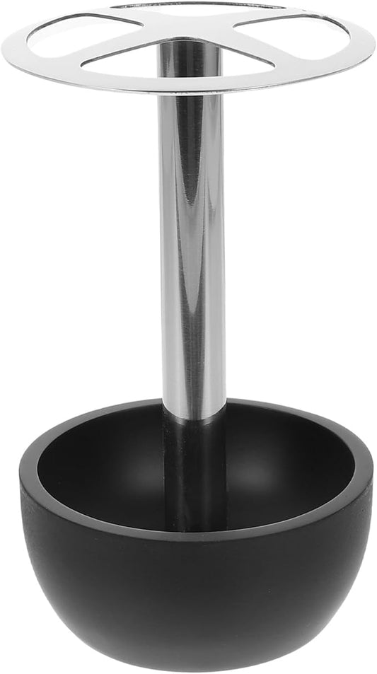 Stainless Steel Toothbrush Holder Stand with Drainage for Bathroom Organizer Material Independent Toothbrush Slots to Keep Dry and Sanitary Suitable for Home and Hotel Use
