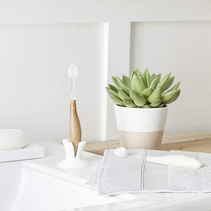 RADIUS Toothbrush Source Floss BPA Free & ADA Accepted Improve Gum Health & Reduce Issues, Soft, Soda Pop Eco-Grind