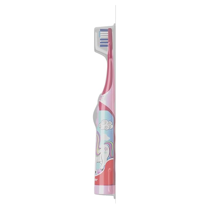 Colgate Kids Battery Powered Toothbrush, Unicorn, Extra Soft Toothbrush, Ages 3 and Up, 12 Pack