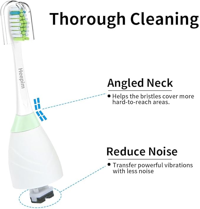 Replacement Toothbrush Heads for Ultra Plaque Control & Whitening, Diamantine-Clean Brush Heads Compatible with Philips Sonicare Electric Toothbrush, 4 Pack