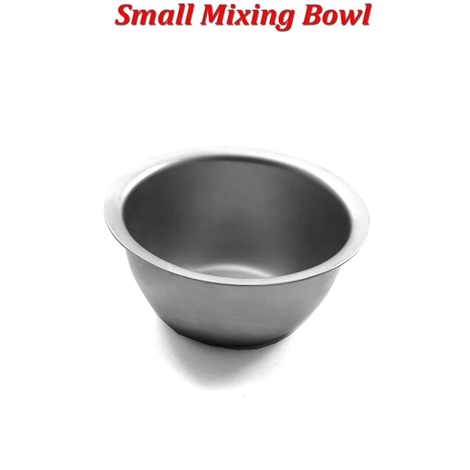 MEDSPO Professional Dental Carvers | Cement Spatula Stock Knife | Single Double End | Sculpting Wax Modeling Mixing | Lab Tools (Small Mixing Bowl)