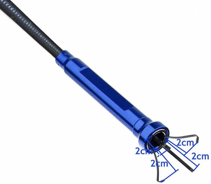 Telescoping inspection mirror with LED lights，Flexible Claw Grabber Tool Magnetic 4 Claw Picker. Combination tool set. Easy to extendable observe and grab the items in the gap picker upper grabber