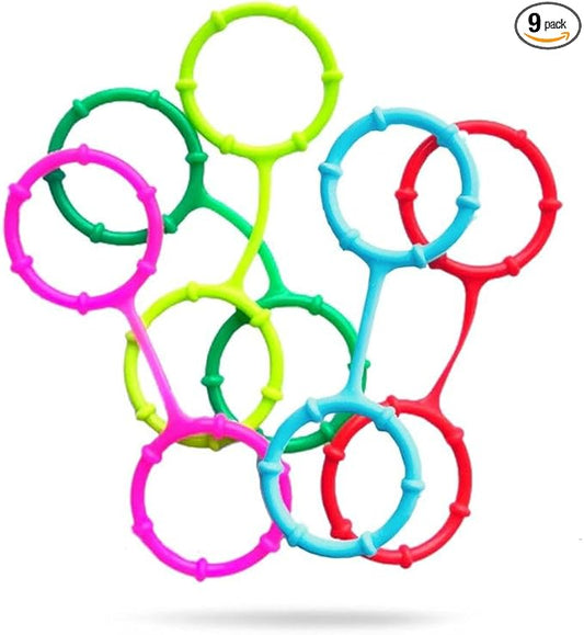 Floss for Kids | Soft Reusable Silicone Flossers for Children | Multicolored | Suction Cup | Safe, Gentle, Easy Grip (9)