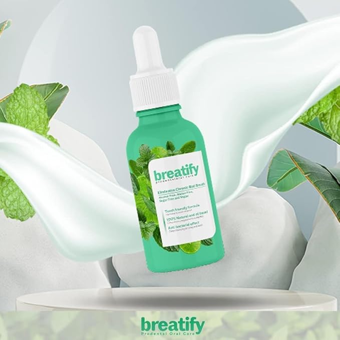 Bad Breath Eliminating Serum – Bad Mouth Smell Removing Drops – Easy to Carry and Handy Fresh Breath Oil-serum, 20 mL, 0.68 Oz (Pack of 6, 4.08 Oz)