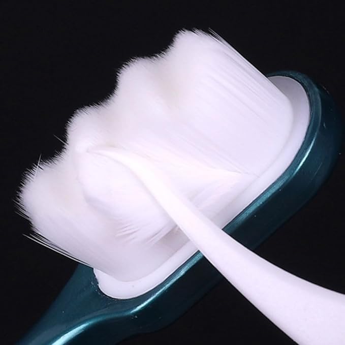 4pcs Large Head Soft Bristle Toothbrushes for Adults Japanese Style Ergonomic Grip Wide Brush Head for Plaque Removal and Gum Care Random Colors Random Color