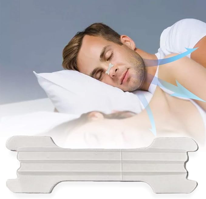 RZJZGZ Clear Large Nasal Strips for Snoring Transparent Nose Strips for Breathing Extra Strength Snore Strips to Open Nasal Passages (110Pack)