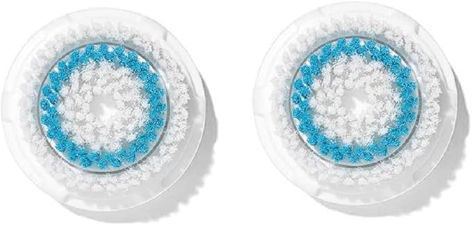 Brush Head Replacements Deep Pore Facial Cleansing Brush Head Compatible with Clarisonic Mia 1, 2, Alpha Fit [Old Version]