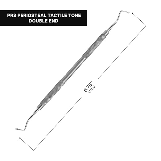 Periosteal Elevators Dental Surgical Instruments lab Work, German Grade Stainless Steel, (Molt Curettes)
