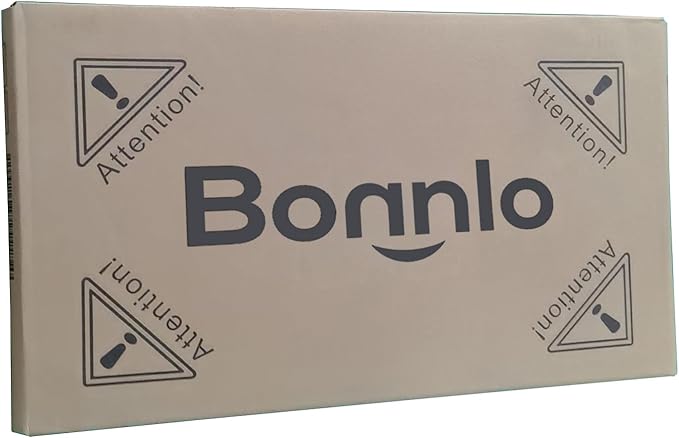 Bonnlo Bathroom Cabinet Wall Mount Mirrored Medicine Cabinet Storage Organizer with Single Door and 2 Adjustable Shelves White