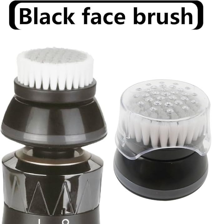 Life Girl Star New Shaver Cleansing Black Face Brush Replacement for Philips Norelco Shaver Cleansing Black Face Brush Series 9000 and 7000 - Great Cleaning Brush Attachment for Smooth Skin